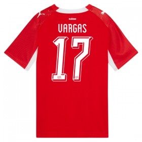 Švýcarsko Vargas 17 Domácí MS 2026 - Fotbalové Dresy (S/S)