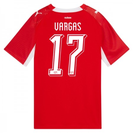Švýcarsko Vargas 17 Domácí MS 2026 - Fotbalové Dresy (S/S) Švýcarsko Vargas 17 Domácí MS 2026 - Fotbalové Dresy (S/S)