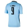 Uruguay Luis Suarez 9 Domácí MS 2026 - Fotbalové Dresy (S/S) Uruguay Luis Suarez 9 Domácí MS 2026 - Fotbalové Dresy (S/S)
