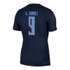 Uruguay Luis Suarez 9 Venkovní MS 2026 - Fotbalové Dresy (S/S) Uruguay Luis Suarez 9 Venkovní MS 2026 - Fotbalové Dresy (S/S)