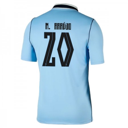Uruguay Maximiliano Araujo 20 Domácí MS 2026 - Fotbalové Dresy (S/S)