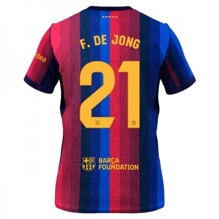 FC Barcelona Frenkie de Jong 21 Domácí 2026-27 - Fotbalové Dresy (S/S) FC Barcelona Frenkie de Jong 21 Domácí 2026-27 - Fotbalové Dresy (S/S)