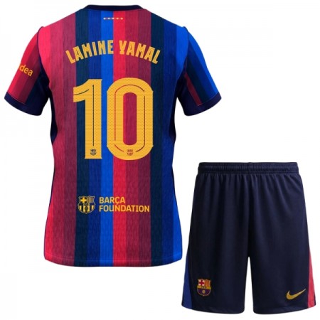 FC Barcelona Lamine Yamal 10 Domácí 2026-27 - Dětské Fotbalové Dresy (S/S) FC Barcelona Lamine Yamal 10 Domácí 2026-27 - Dětské Fotbalové Dresy (S/S)