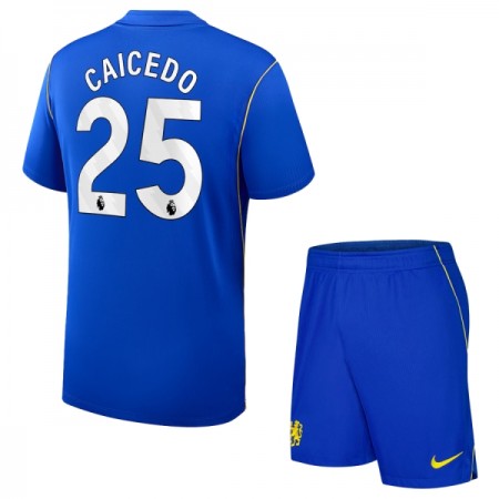 Chelsea Caicedo 25 Domácí 2026-27 - Dětské Fotbalové Dresy (S/S) Chelsea Caicedo 25 Domácí 2026-27 - Dětské Fotbalové Dresy (S/S)