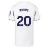 Tottenham Hotspur Kudus 20 Domácí 2026-27 - Dětské Fotbalové Dresy (S/S)