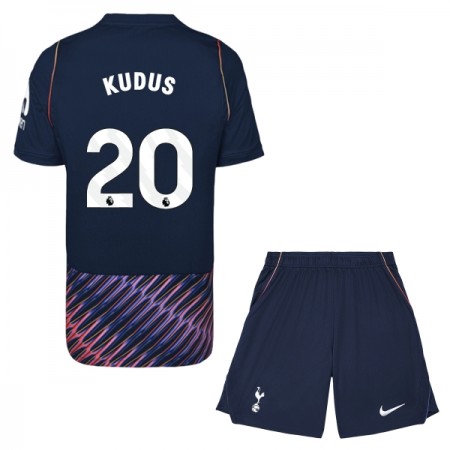 Tottenham Hotspur Kudus 20 Venkovní 2026-27 - Dětské Fotbalové Dresy (S/S) Tottenham Hotspur Kudus 20 Venkovní 2026-27 - Dětské Fotbalové Dresy (S/S)