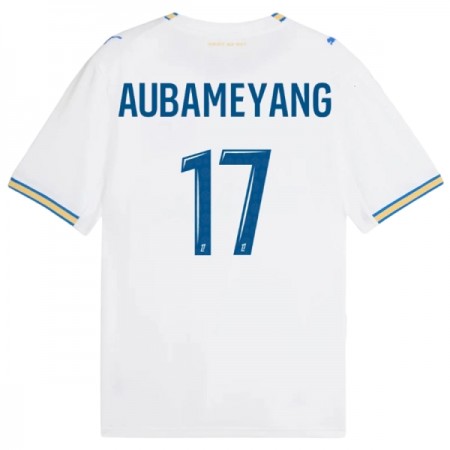 Olympique de Marseille Aubameyang 17 Domácí 2026-27 - Fotbalové Dresy (S/S) Olympique de Marseille Aubameyang 17 Domácí 2026-27 - Fotbalové Dresy (S/S)