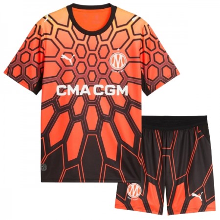 Olympique de Marseille Domácí oranžový 2026-27 - Dětské Fotbalové Dresy (S/S) Olympique de Marseille Domácí oranžový 2026-27 - Dětské Fotbalové Dresy (S/S)