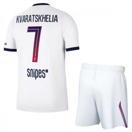 Paris Saint-Germain Kvaratskhelia 7 Venkovní 2026-27 - Dětské Fotbalové Dresy (S/S)