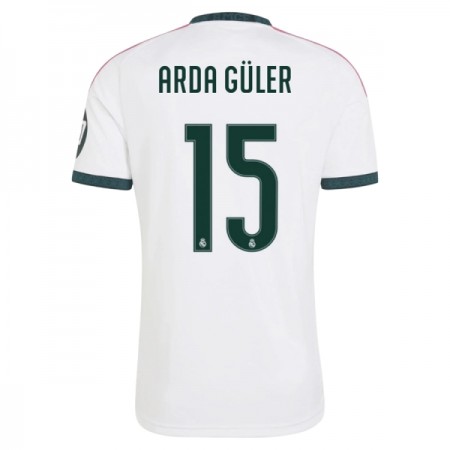 Real Madrid Arda Guler 15 Domácí 2026-27 - Fotbalové Dresy (S/S) Real Madrid Arda Guler 15 Domácí 2026-27 - Fotbalové Dresy (S/S)