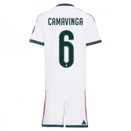 Real Madrid Camavinga 6 Domácí 2026-27 - Dětské Fotbalové Dresy (S/S) Real Madrid Camavinga 6 Domácí 2026-27 - Dětské Fotbalové Dresy (S/S)