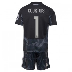 Real Madrid Courtois 1 Brankářské Domácí 2026-27 - Dětské Fotbalové Dresy (S/S)