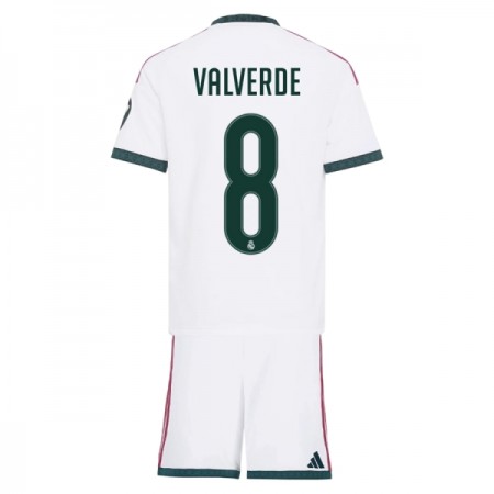 Real Madrid Valverde 8 Domácí 2026-27 - Dětské Fotbalové Dresy (S/S) Real Madrid Valverde 8 Domácí 2026-27 - Dětské Fotbalové Dresy (S/S)