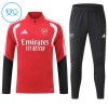 Tréninkový Mikina Arsenal Čtvrt Zip Červená 2026-27 - Dětské