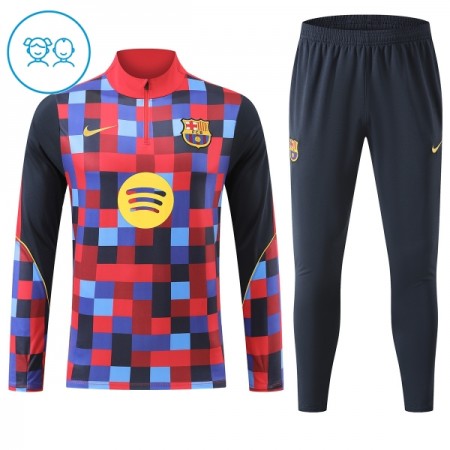 Tréninkový Mikina Barcelona Čtvrt Zip Červená 2026-27 - Dětské Tréninkový Mikina Barcelona Čtvrt Zip Červená 2026-27 - Dětské