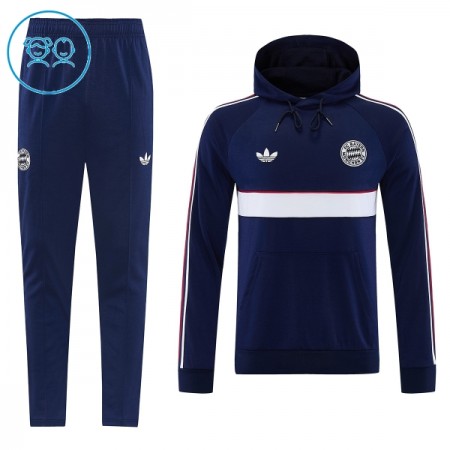 Tréninkový Mikina Bayern Mnichov Hoodie Navy 2026-27 - Dětské Tréninkový Mikina Bayern Mnichov Hoodie Navy 2026-27 - Dětské