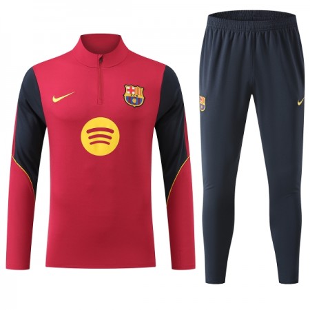 Tréninkový Mikina FC Barcelona Čtvrt Zip Červená 2026-27