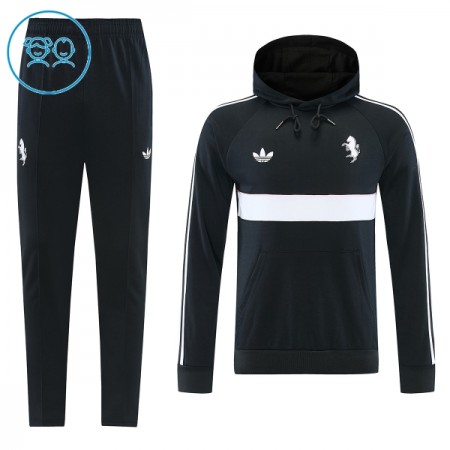 Tréninkový Mikina Juventus Hoodie Černá 2026-27 - Dětské Tréninkový Mikina Juventus Hoodie Černá 2026-27 - Dětské