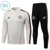 Tréninkový Mikina Manchester City Čtvrt Zip Šedá 2026-27 - Dětské Tréninkový Mikina Manchester City Čtvrt Zip Šedá 2026-27 - Dětské