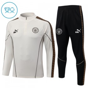 Tréninkový Mikina Manchester City Čtvrt Zip Šedá 2026-27 - Dětské