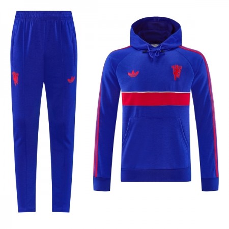 Tréninkový Mikina Manchester United Hoodie Modrá 2026-27