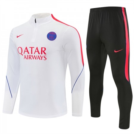 Tréninkový Mikina Paris Saint-Germain Čtvrt Zip Bílá 2026-27