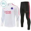 Tréninkový Mikina Paris Saint-Germain Čtvrt Zip Bílá 2026-27 - Dětské