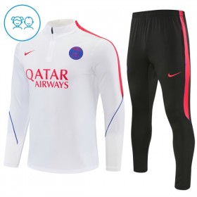 Tréninkový Mikina Paris Saint-Germain Čtvrt Zip Bílá 2026-27 - Dětské