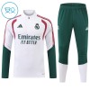 Tréninkový Mikina Real Madrid Čtvrt Zip Bílá 2026-27 - Dětské Tréninkový Mikina Real Madrid Čtvrt Zip Bílá 2026-27 - Dětské