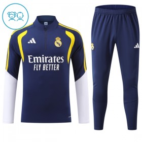 Tréninkový Mikina Real Madrid Čtvrt Zip Modrá 2026-27 - Dětské