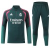 Tréninkový Mikina Real Madrid Čtvrt Zip Zelená 2026-27 Tréninkový Mikina Real Madrid Čtvrt Zip Zelená 2026-27