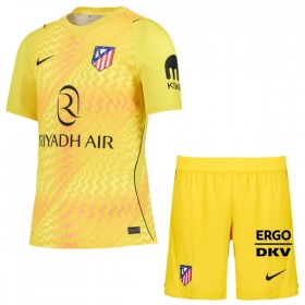 Atlético Madrid Brankářské Žlutá 2026-27 - Dětské Fotbalové Dresy (S/S)