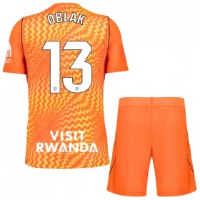Atlético Madrid Oblak 13 Brankářské oranžový 2026-27 - Dětské Fotbalové Dresy (S/S)