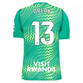 Atlético Madrid Oblak 13 Brankářské Zelená 2026-27 - Fotbalové Dresy (S/S)