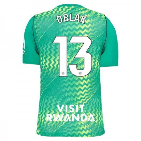 Atlético Madrid Oblak 13 Brankářské Zelená 2026-27 - Fotbalové Dresy (S/S) Atlético Madrid Oblak 13 Brankářské Zelená 2026-27 - Fotbalové Dresy (S/S)