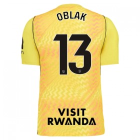 Atlético Madrid Oblak 13 Brankářské Žlutá 2026-27 - Fotbalové Dresy (S/S)