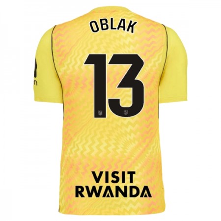 Atlético Madrid Oblak 13 Brankářské Žlutá 2026-27 - Fotbalové Dresy (S/S) Atlético Madrid Oblak 13 Brankářské Žlutá 2026-27 - Fotbalové Dresy (S/S)