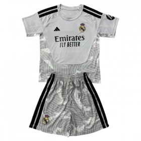 Real Madrid Brankářské Šedá 2026-27 - Dětské Fotbalové Dresy (S/S)