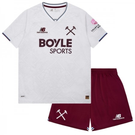 West Ham United Venkovní 2026-27 - Dětské Fotbalové Dresy (S/S) West Ham United Venkovní 2026-27 - Dětské Fotbalové Dresy (S/S)