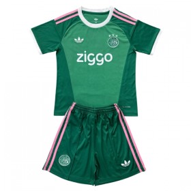 Ajax Amsterdam Brankářské Zelená 2026-27 - Dětské Fotbalové Dresy (S/S)