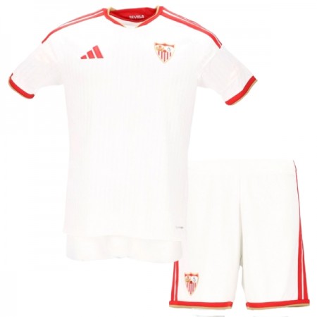 Sevilla FC Domácí 2026-27 - Dětské Fotbalové Dresy (S/S)