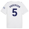 Manchester City Anderson 5 Alternativní 2026-27 - Fotbalové Dresy (S/S) Manchester City Anderson 5 Alternativní 2026-27 - Fotbalové Dresy (S/S)