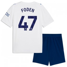 Manchester City Foden 47 Alternativní 2026-27 - Dětské Fotbalové Dresy (S/S)